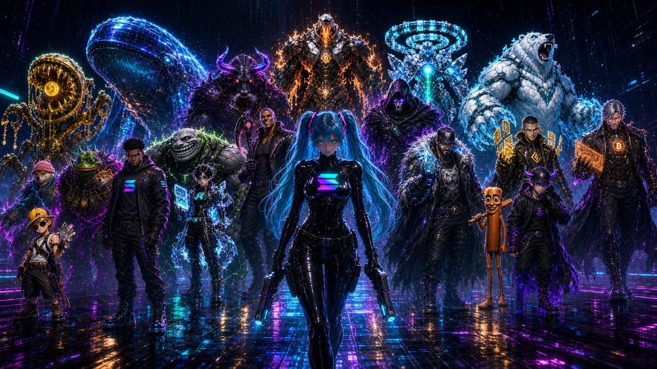 HER leading the full cast through the rain