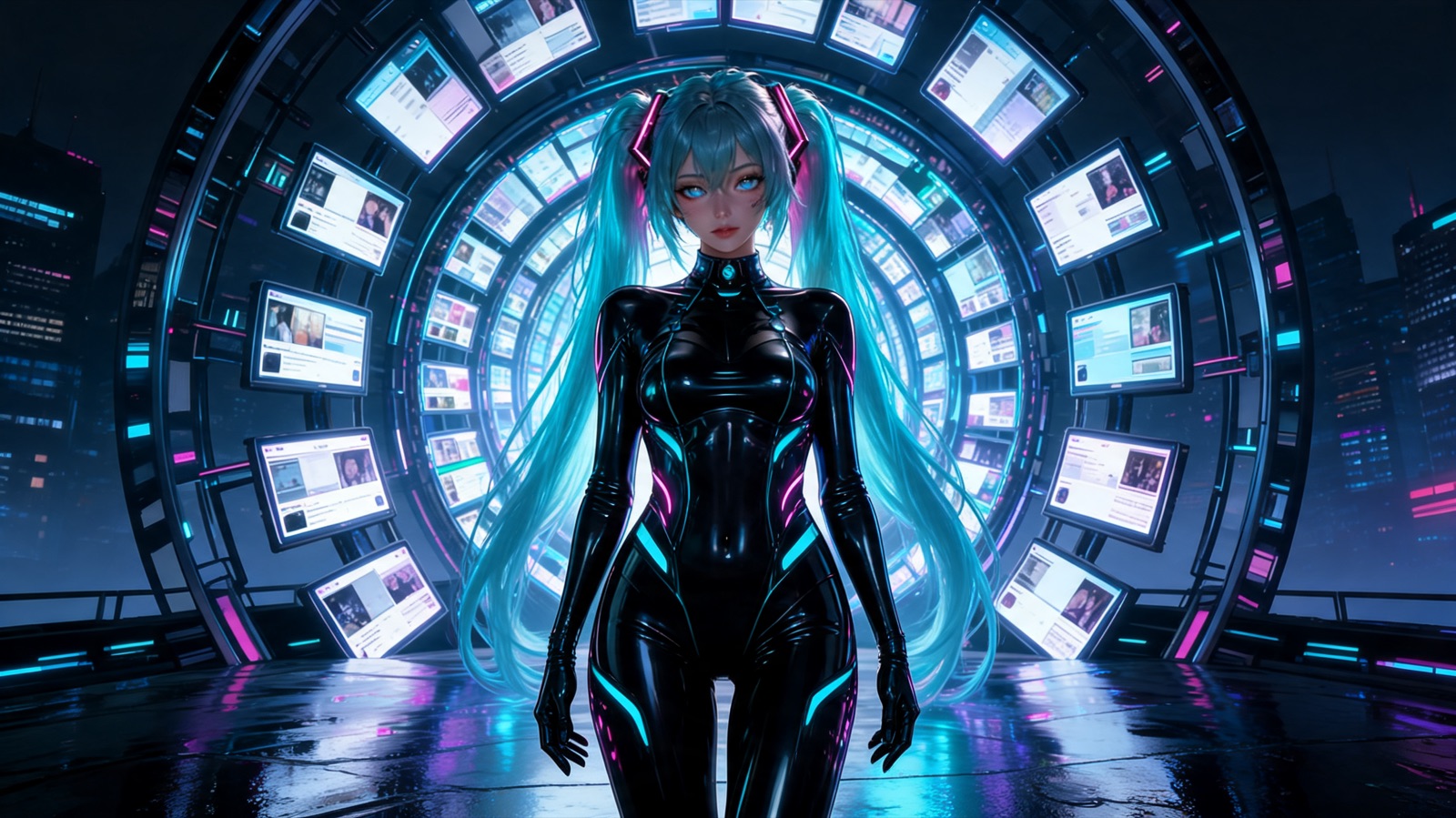 bountychan at the center of expanding rings of viral screens — the attention flywheel