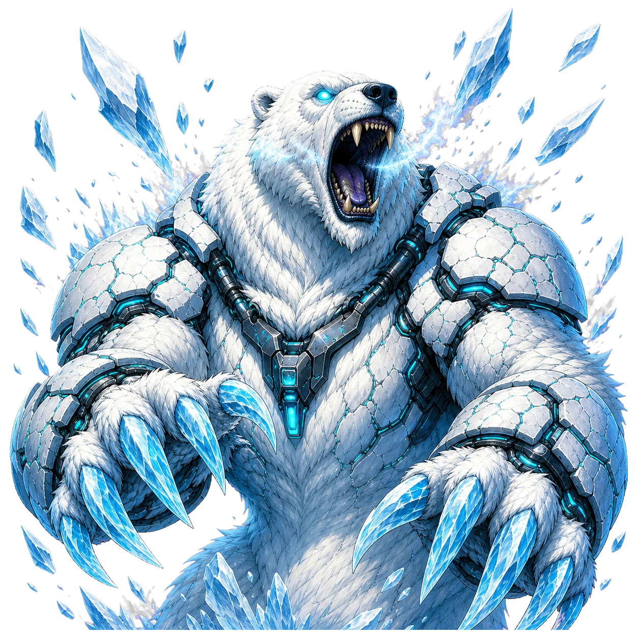 THE WHITE BEAR — rampant apex